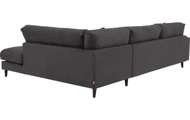 Goossens hoekbank jonas grijs stof - 8191185-1456-06