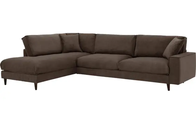 Goossens hoekbank jonas grijs stof - 8191185-1458-02-gespiegeld