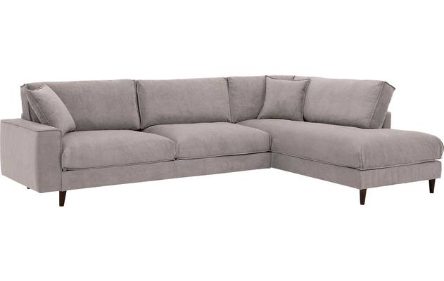 Goossens hoekbank jonas beige stof - 8191185-1459-02
