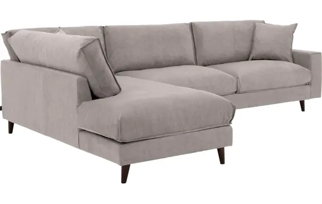 Goossens hoekbank jonas beige stof - 8191185-1459-03-gespiegeld