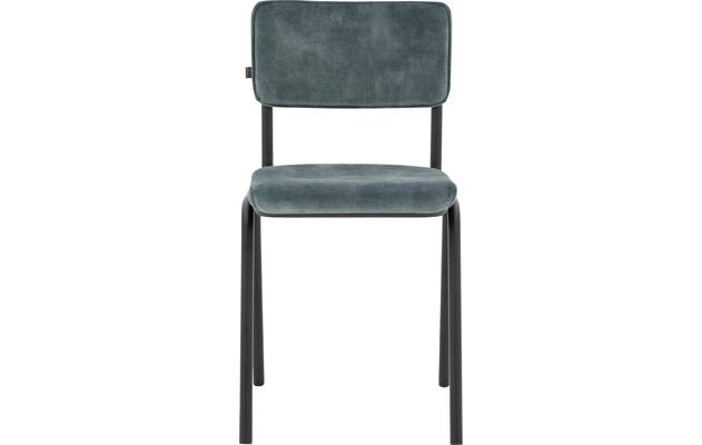 Goossens eetkamerstoel chaplin grijs stof - 8191698-01