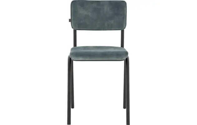 Goossens eetkamerstoel chaplin grijs stof - 8191698-01