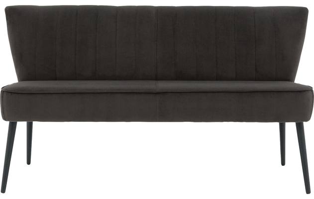 Goossens eetkamerbank rob bruin stof - 8191699-01