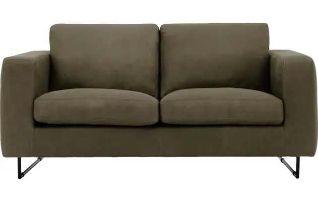 Goossens excellent zitbank jovani groen leer - 8192111-418-01