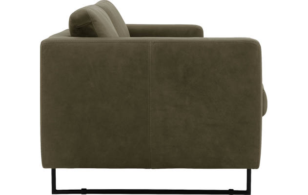 Goossens excellent zitbank jovani groen leer - 8192111-418-03