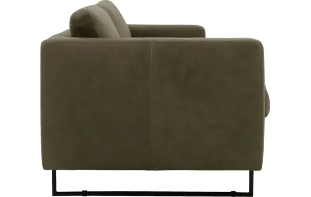 Goossens excellent zitbank jovani groen leer - 8192111-418-03