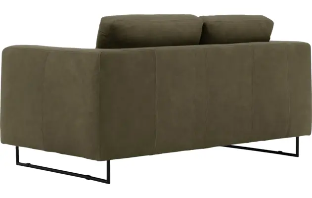 Goossens excellent zitbank jovani groen leer - 8192111-418-05