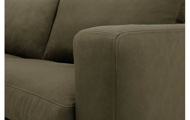 Goossens excellent zitbank jovani groen leer - 8192111-418-06