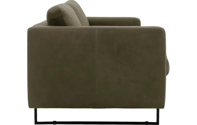 Goossens excellent zitbank jovani groen leer - 8192112-418-03