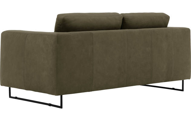 Goossens excellent zitbank jovani groen leer - 8192112-418-05