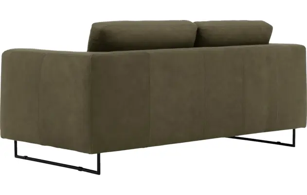 Goossens excellent zitbank jovani groen leer - 8192112-418-05