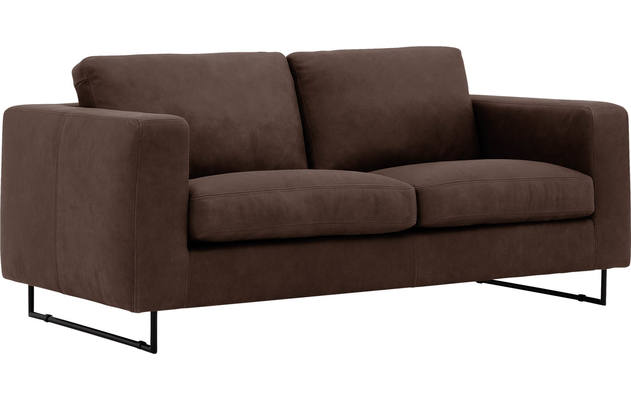 Goossens excellent zitbank jovani bruin leer - 8192112-420-02