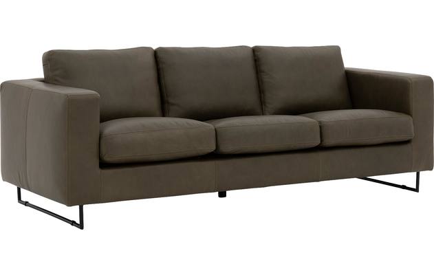 Goossens excellent zitbank jovani groen leer - 8192113-02