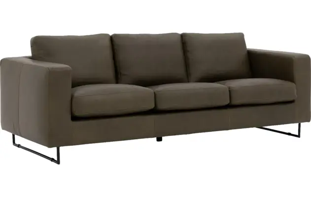 Goossens excellent zitbank jovani groen leer - 8192113-02