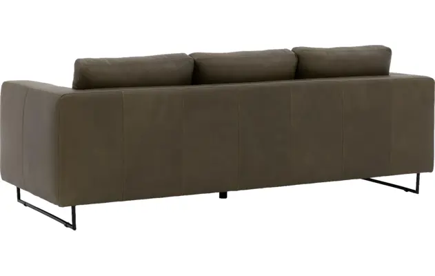 Goossens excellent zitbank jovani groen leer - 8192113-03