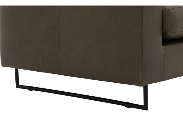 Goossens excellent zitbank jovani groen leer - 8192113-05