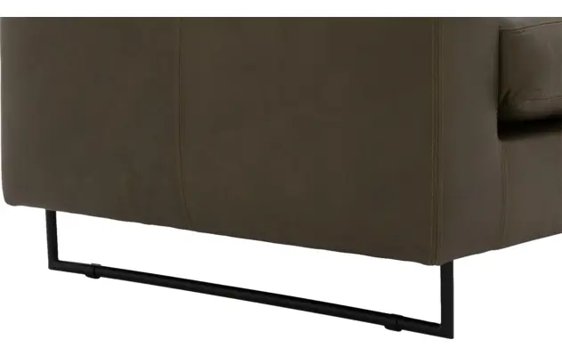 Goossens excellent zitbank jovani groen leer - 8192113-05
