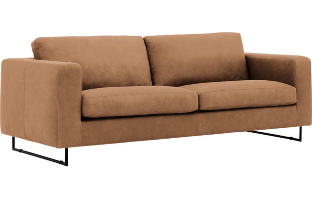 Goossens excellent zitbank jovani bruin leer - 8192113-419-02