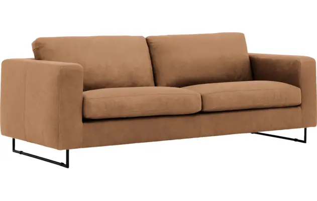 Goossens excellent zitbank jovani bruin leer - 8192113-419-02