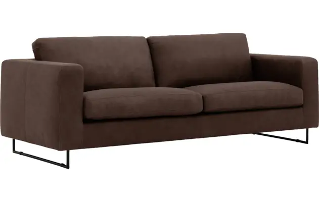 Goossens excellent zitbank jovani bruin leer - 8192113-420-02