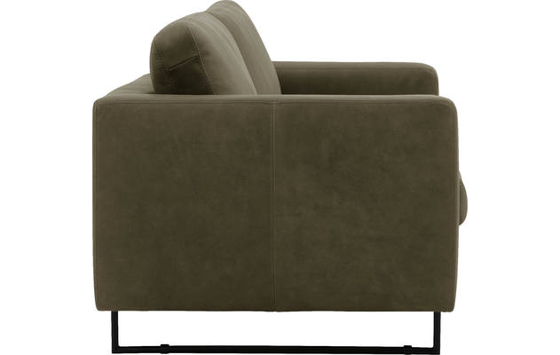 Goossens excellent zitbank jovani groen leer - 8192114-418-03