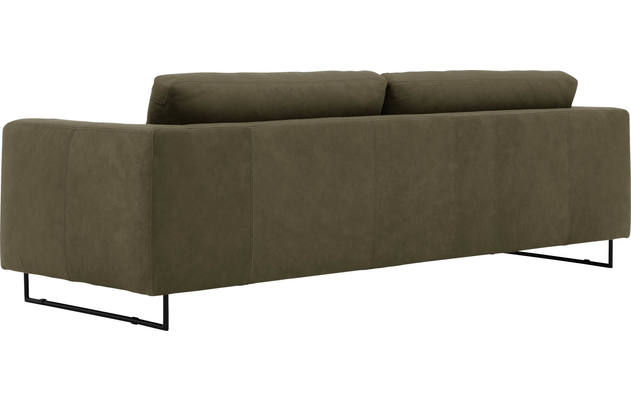 Goossens excellent zitbank jovani groen leer - 8192114-418-05