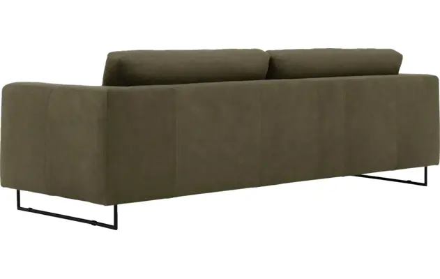 Goossens excellent zitbank jovani groen leer - 8192114-418-05