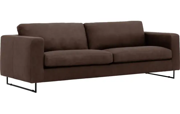 Goossens excellent zitbank jovani bruin leer - 8192114-420-02
