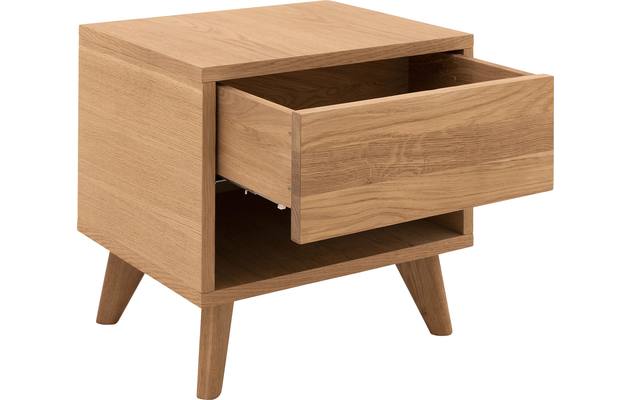 Goossens nachtkastje cosima blank eiken - 8192118-03