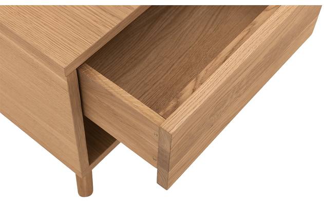 Goossens nachtkastje cosima blank eiken - 8192118-05