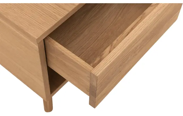 Goossens nachtkastje cosima blank eiken - 8192118-05