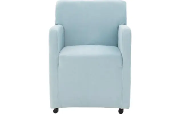 Goossens eetkamerstoel montana blauw stof - 8192119-01