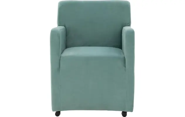 Goossens eetkamerstoel montana groen stof - 8192120-01