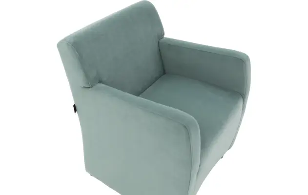 Goossens eetkamerstoel montana groen stof - 8192120-03