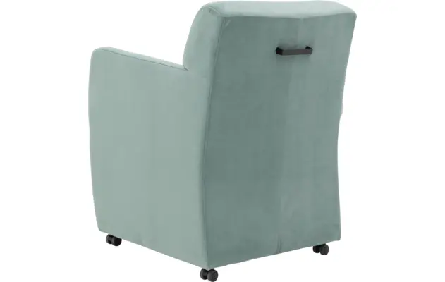 Goossens eetkamerstoel montana groen stof - 8192120-04