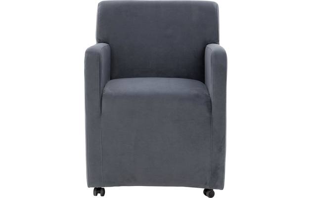 Goossens eetkamerstoel montana blauw stof - 8192121-01