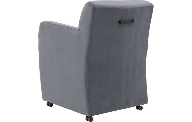 Goossens eetkamerstoel montana blauw stof - 8192121-04