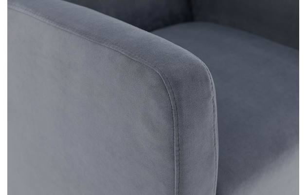 Goossens eetkamerstoel montana blauw stof - 8192121-07