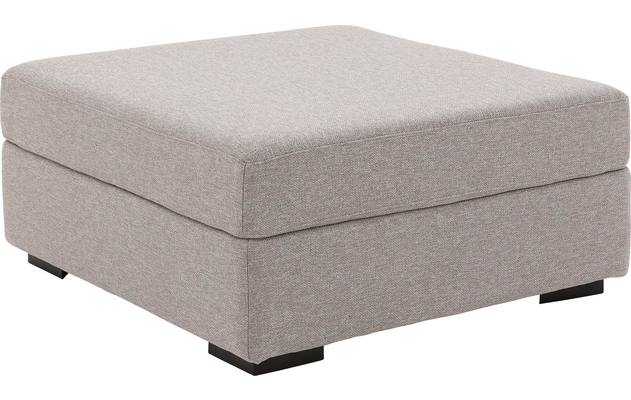 Goossens hocker lucca grijs stof - 8192538-02