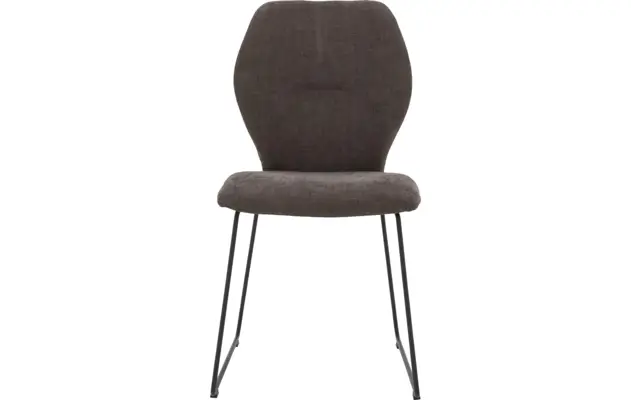 Goossens eetkamerstoel hera bruin stof - 8193202-01