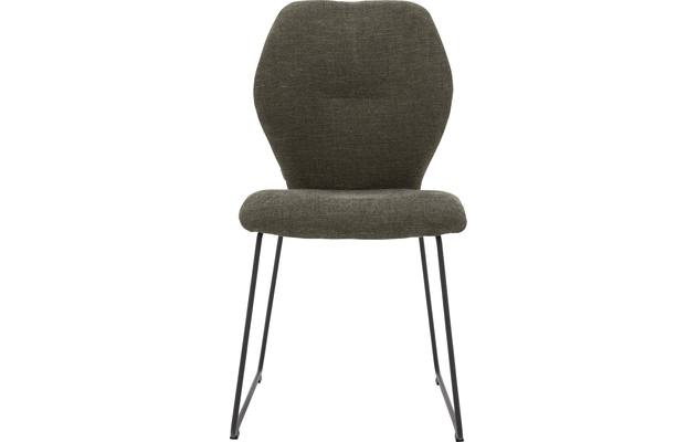 Goossens eetkamerstoel hera groen stof - 8193205-01