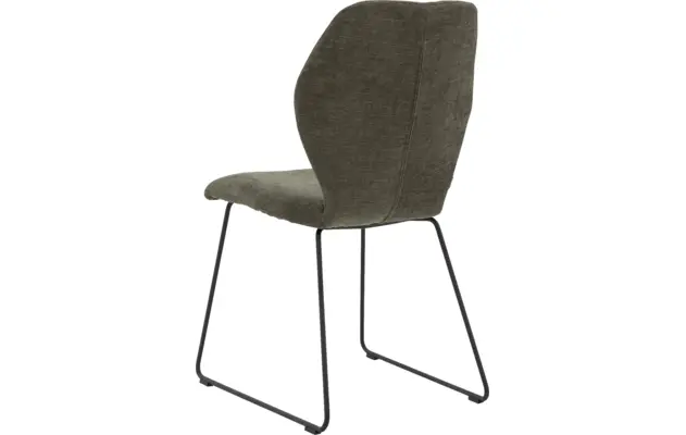 Goossens eetkamerstoel hera groen stof - 8193205-03
