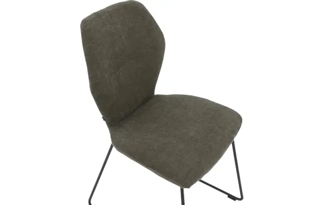 Goossens eetkamerstoel hera groen stof - 8193205-04