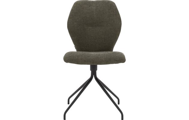 Goossens eetkamerstoel hera groen stof - 8193206-01