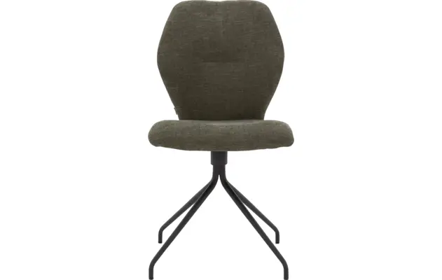 Goossens eetkamerstoel hera groen stof - 8193206-01