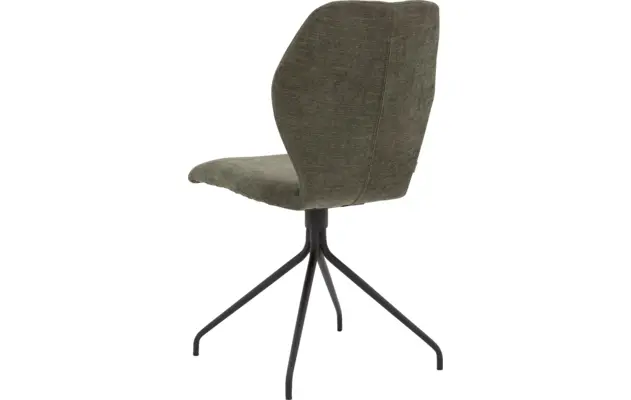 Goossens eetkamerstoel hera groen stof - 8193206-03