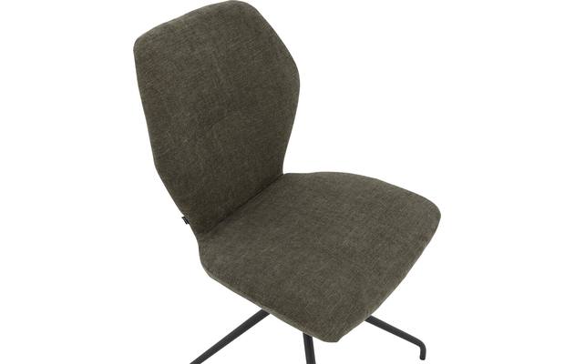 Goossens eetkamerstoel hera groen stof - 8193206-05