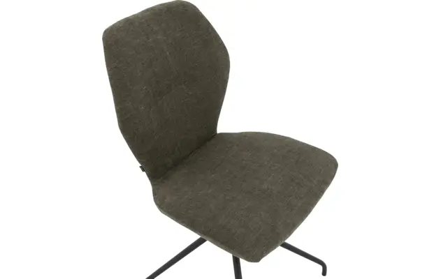 Goossens eetkamerstoel hera groen stof - 8193206-05