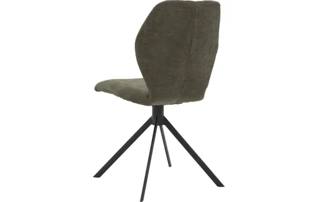 Goossens eetkamerstoel hera groen stof - 8193207-04