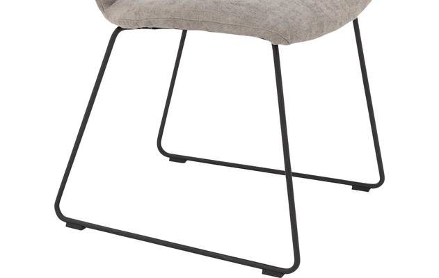 Goossens eetkamerstoel hera grijs stof - 8193208-05